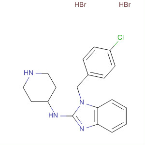 75970-62-6  1H-Benzimidazol-2-amine, 1-[(4-chlorophenyl)methyl]-N-4-piperidinyl-,dihydrobromide