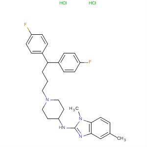 75970-88-6  1H-Benzimidazol-2-amine,N-[1-[4,4-bis(4-fluorophenyl)butyl]-4-piperidinyl]-1,5-dimethyl-,dihydrochloride