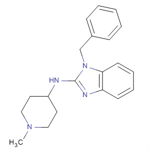 75971-14-1  1H-Benzimidazol-2-amine, N-(1-methyl-4-piperidinyl)-1-(phenylmethyl)-