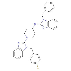 75971-29-8  1H-Benzimidazol-2-amine,N-[1-[1-[(4-fluorophenyl)methyl]-1H-benzimidazol-2-yl]-4-piperidinyl]-1-(phenylmethyl)-