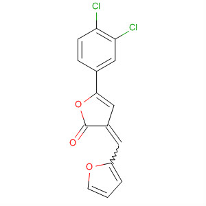 75973-99-8  2(3H)-Furanone, 5-(3,4-dichlorophenyl)-3-(2-furanylmethylene)-