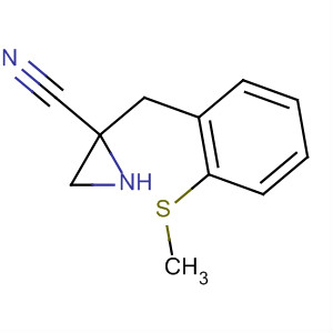 75985-09-0  2-Aziridinecarbonitrile, 1-[[2-(methylthio)phenyl]methyl]-