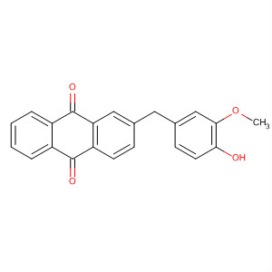 76092-01-8  9,10-Anthracenedione, 2-[(4-hydroxy-3-methoxyphenyl)methyl]-