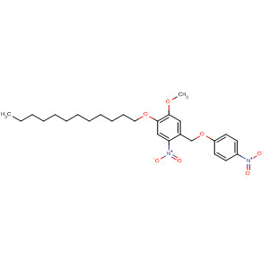 760984-00-7  Benzene, 1-(dodecyloxy)-2-methoxy-5-nitro-4-[(4-nitrophenoxy)methyl]-