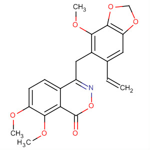 76110-85-5  1H-2,3-Benzoxazin-1-one,4-[(6-ethenyl-4-methoxy-1,3-benzodioxol-5-yl)methyl]-7,8-dimethoxy-