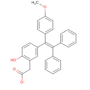 76115-19-0  Phenol, 4-[1-(4-methoxyphenyl)-2,2-diphenylethenyl]-, acetate