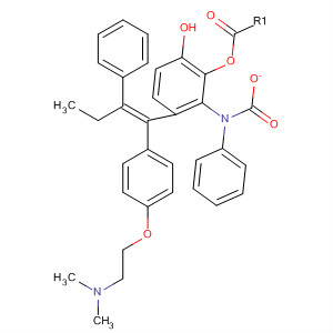 76118-00-8  Phenol, 4-[1-[4-[2-(dimethylamino)ethoxy]phenyl]-2-phenyl-1-butenyl]-,phenylcarbamate (ester), (Z)-