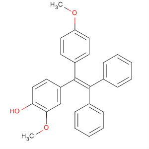 76119-72-7  Phenol, 2-methoxy-4-[1-(4-methoxyphenyl)-2,2-diphenylethenyl]-