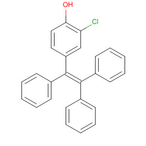 76119-73-8  Phenol, 2-chloro-4-(triphenylethenyl)- 76119-73-8  Phenol, 2-chloro-4-(triphenylethenyl)-