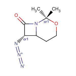 76134-88-8  3-Oxa-1-azabicyclo[4.2.0]octan-8-one, 7-azido-2,2-dimethyl-, trans-