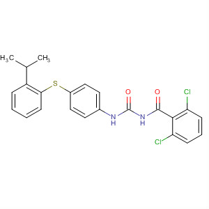 76138-28-8  Benzamide,2,6-dichloro-N-[[[4-[[(1-methylethyl)phenyl]thio]phenyl]amino]carbonyl]-