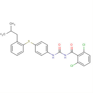 76138-29-9  Benzamide,2,6-dichloro-N-[[[4-[[(2-methylpropyl)phenyl]thio]phenyl]amino]carbonyl]-