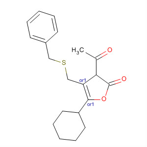 761442-65-3  2(3H)-Furanone,3-acetyldihydro-5-phenyl-4-[[(phenylmethyl)thio]methyl]-, (4R,5R)-rel-