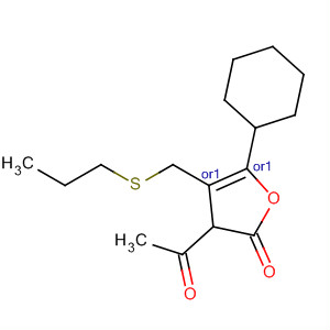 761442-66-4  2(3H)-Furanone, 3-acetyldihydro-5-phenyl-4-[(propylthio)methyl]-,(4R,5R)-rel-