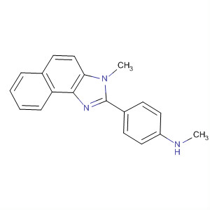 76145-67-0  Benzenamine, N-methyl-4-(3-methyl-3H-naphth[1,2-d]imidazol-2-yl)-