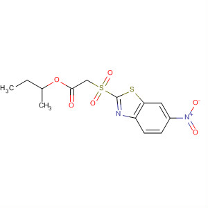 76151-74-1  Acetic acid, [(6-nitro-2-benzothiazolyl)sulfonyl]-, 1-methylpropyl ester