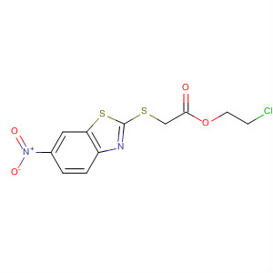 76151-79-6  Acetic acid, [(6-nitro-2-benzothiazolyl)thio]-, 2-chloroethyl ester