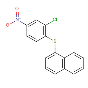 76180-94-4  Naphthalene, 1-[(2-chloro-4-nitrophenyl)thio]-