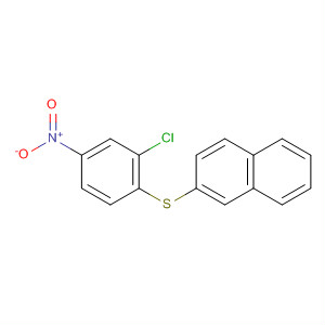 76180-95-5  Naphthalene, 2-[(2-chloro-4-nitrophenyl)thio]-