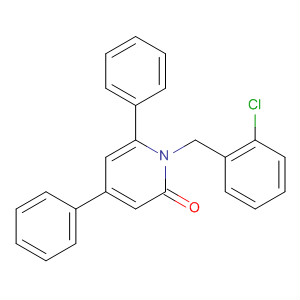 76191-98-5  2(1H)-Pyridinone, 1-[(2-chlorophenyl)methyl]-4,6-diphenyl-