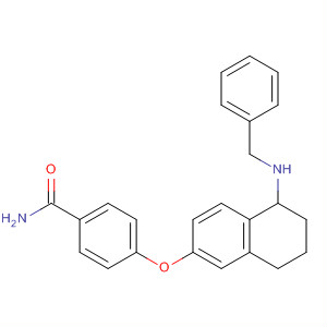 762175-19-9  Benzamide,4-[[5,6,7,8-tetrahydro-5-[(phenylmethyl)amino]-2-naphthalenyl]oxy]-