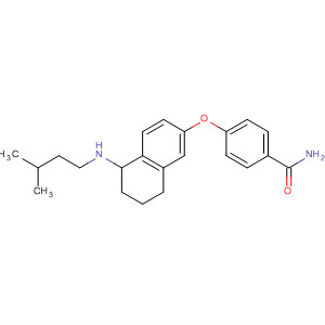 762175-21-3  Benzamide,4-[[5,6,7,8-tetrahydro-5-[(3-methylbutyl)amino]-2-naphthalenyl]oxy]-
