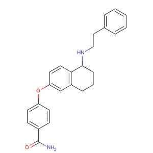 762175-22-4  Benzamide,4-[[5,6,7,8-tetrahydro-5-[(2-phenylethyl)amino]-2-naphthalenyl]oxy]-