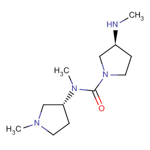 762287-56-9  1-Pyrrolidinecarboxamide,N-methyl-3-(methylamino)-N-[(3R)-1-methyl-3-pyrrolidinyl]-, (3S)-