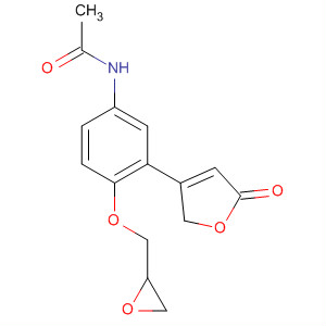 76292-17-6  Acetamide,N-[3-(2,5-dihydro-5-oxo-3-furanyl)-4-(oxiranylmethoxy)phenyl]-