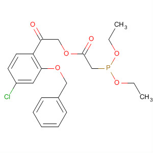 76292-57-4  Acetic acid, (diethoxyphosphinyl)-,2-[4-chloro-2-(phenylmethoxy)phenyl]-2-oxoethyl ester