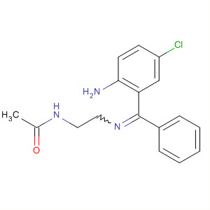 76303-53-2  Acetamide,N-[2-[[(2-amino-5-chlorophenyl)phenylmethylene]amino]ethyl]-