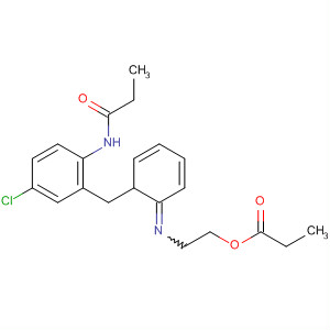 76303-59-8  Propanamide,N-[4-chloro-2-[[[2-(1-oxopropoxy)ethyl]imino]phenylmethyl]phenyl]-