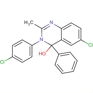 76303-68-9  4-Quinazolinol,6-chloro-3-(4-chlorophenyl)-3,4-dihydro-2-methyl-4-phenyl-
