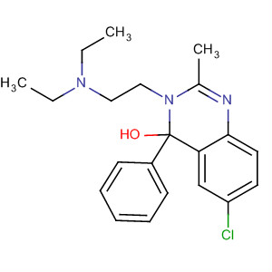 76303-76-9  4-Quinazolinol,6-chloro-3-[2-(diethylamino)ethyl]-3,4-dihydro-2-methyl-4-phenyl-