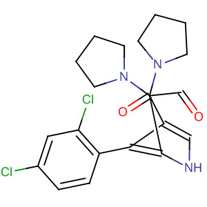 76304-35-3  Pyrrolidine,1,1'-[[3-(2,4-dichlorophenyl)-1H-pyrrole-2,4-diyl]dicarbonyl]bis-