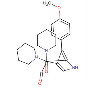 76304-37-5  Piperidine,1,1'-[[3-(4-methoxyphenyl)-1H-pyrrole-2,4-diyl]dicarbonyl]bis-