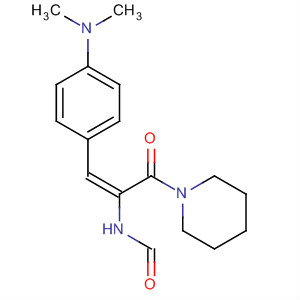 76304-76-2  Piperidine,1-[3-[4-(dimethylamino)phenyl]-2-(formylamino)-1-oxo-2-propenyl]-, (E)-