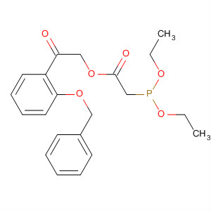 76307-68-1  Acetic acid, (diethoxyphosphinyl)-,2-oxo-2-[2-(phenylmethoxy)phenyl]ethyl ester