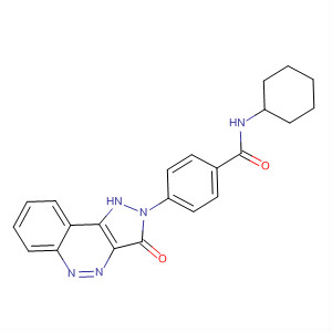 763142-75-2  Benzamide,N-cyclohexyl-4-(1,3-dihydro-3-oxo-2H-pyrazolo[4,3-c]cinnolin-2-yl)-