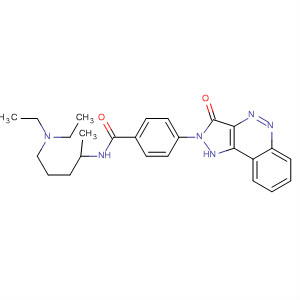 763143-03-9  Benzamide,N-[4-(diethylamino)-1-methylbutyl]-4-(1,3-dihydro-3-oxo-2H-pyrazolo[4,3-c]cinnolin-2-yl)-