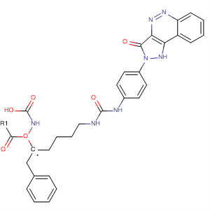 763144-33-8  Carbamic acid,[5-[[[[4-(1,3-dihydro-3-oxo-2H-pyrazolo[4,3-c]cinnolin-2-yl)phenyl]amino]carbonyl]amino]pentyl]-, phenylmethyl ester