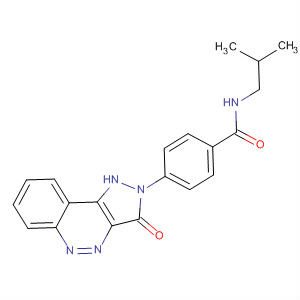 763144-72-5  Benzamide,4-(1,3-dihydro-3-oxo-2H-pyrazolo[4,3-c]cinnolin-2-yl)-N-(2-methylpropyl)-