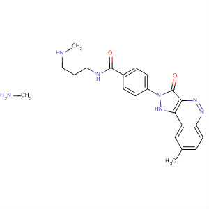 763146-18-5  Benzamide,4-(1,3-dihydro-8-methyl-3-oxo-2H-pyrazolo[4,3-c]cinnolin-2-yl)-N-[3-(dimethylamino)propyl]-