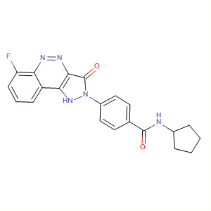 763146-38-9  Benzamide,N-cyclopentyl-4-(6-fluoro-1,3-dihydro-3-oxo-2H-pyrazolo[4,3-c]cinnolin-2-yl)-