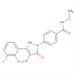 763146-63-0  Benzamide,N-ethyl-4-(6-fluoro-1,3-dihydro-3-oxo-2H-pyrazolo[4,3-c]cinnolin-2-yl)-