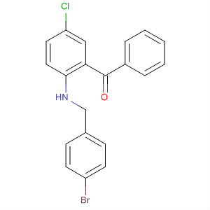 76354-06-8  Methanone, [2-[[(4-bromophenyl)methyl]amino]-5-chlorophenyl]phenyl-