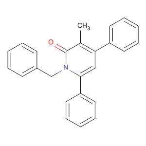 76436-14-1  2(1H)-Pyridinone, 3-methyl-4,6-diphenyl-1-(phenylmethyl)-