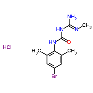 66871-47-4  1-(4-bromo-2,6-dimethylphenyl)-3-(methylcarbamimidoyl)urea hydrochloride