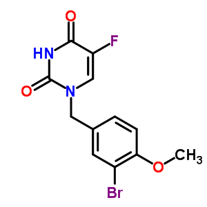 67207-96-9  1-(3-bromo-4-methoxybenzyl)-5-fluoropyrimidine-2,4(1H,3H)-dione