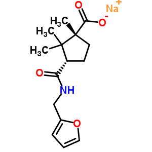 67814-69-1  sodium (1R,3S)-3-[(furan-2-ylmethyl)carbamoyl]-1,2,2-trimethylcyclopentanecarboxylate